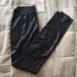 Black Dear John dress snake skins pattern leggings